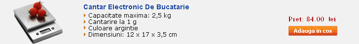 Cantar electronic de bucatarie